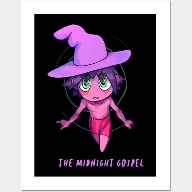 The Midnight Gospel Fanart Wall Art by Nashida Said